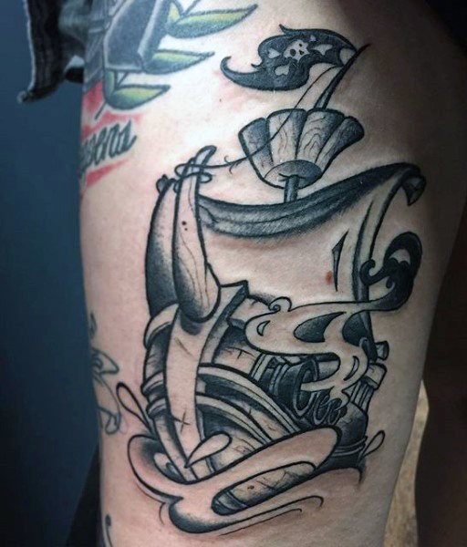 tatuagem barco navio 07