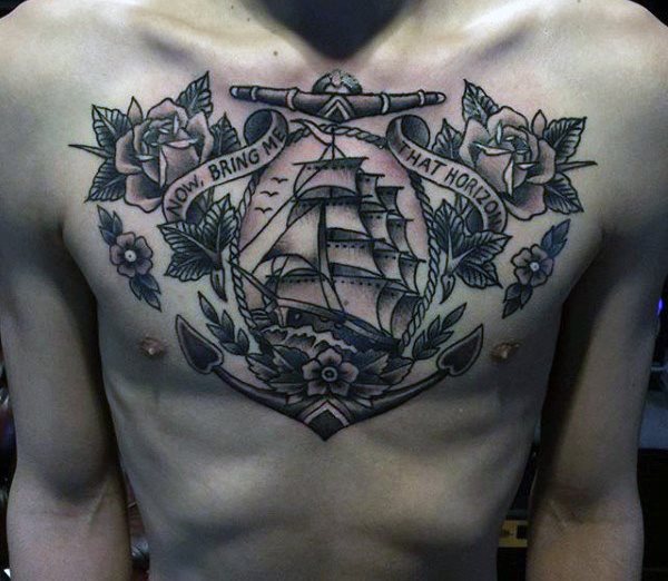 tatuagem barco navio 10