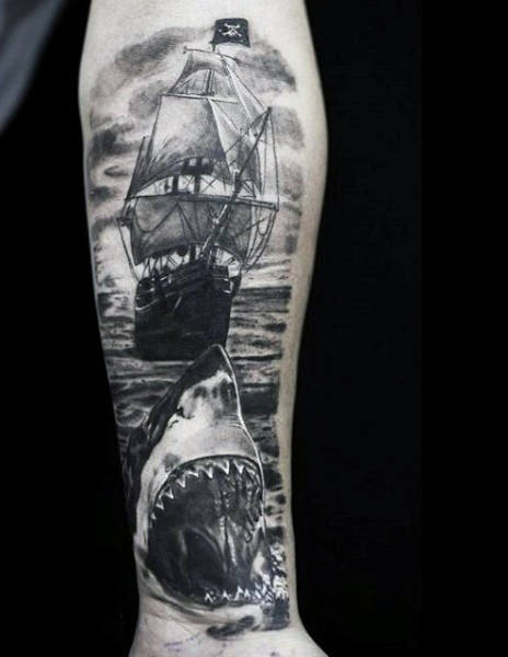 tatuagem barco navio 148