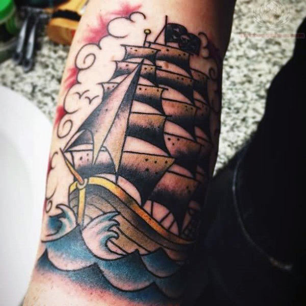 tatuagem barco navio 163