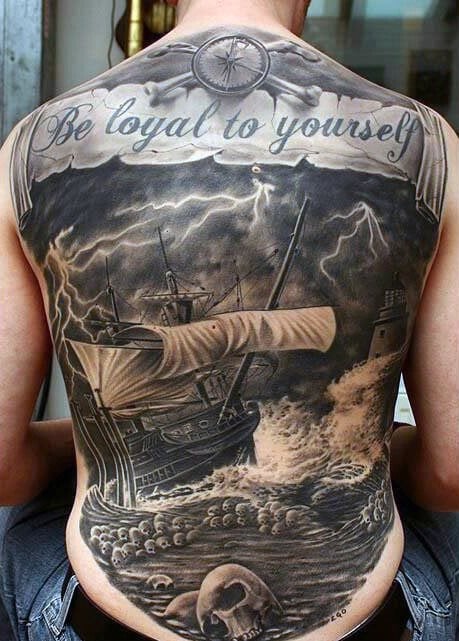 tatuagem barco navio 25