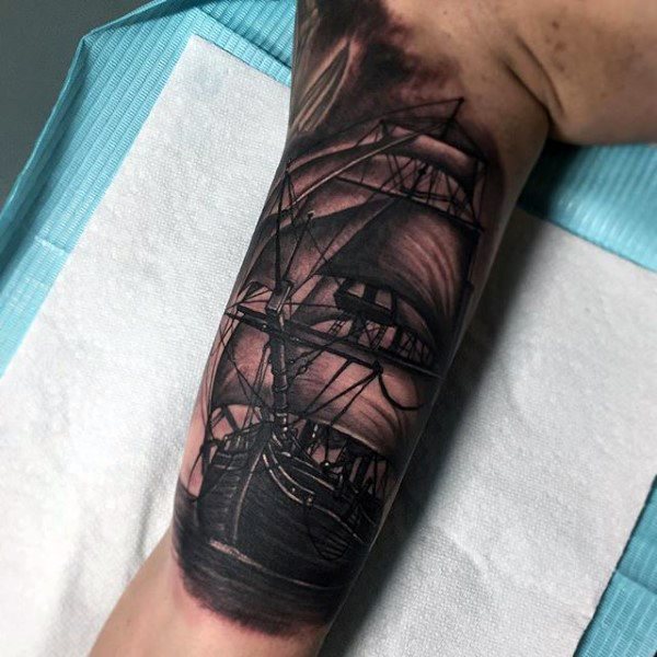 tatuagem barco navio 64