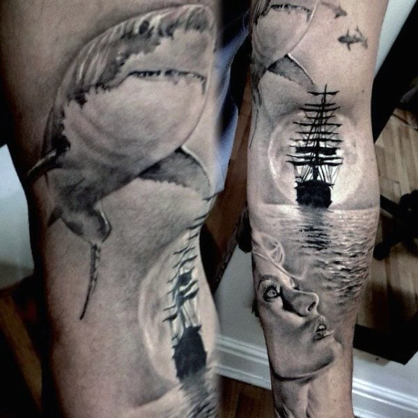 tatuagem barco navio 94