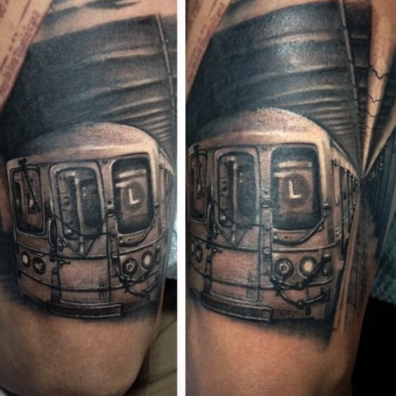 tatuagem trem 130