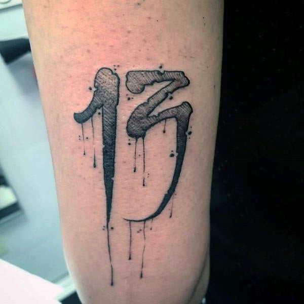 tatuagem numeros 32