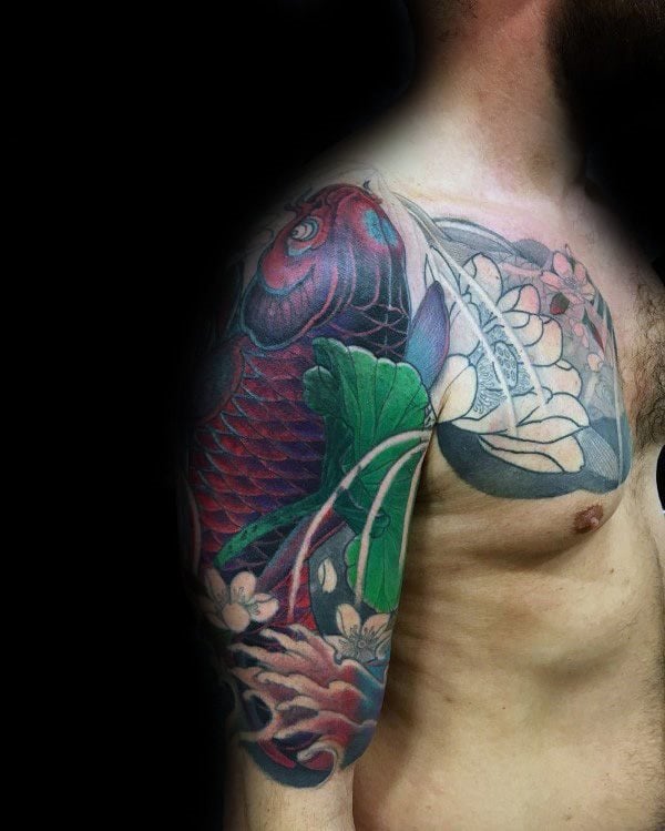 tatuagem flor de lotus 139