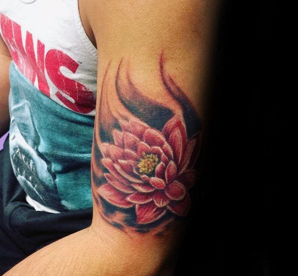 tatuagem flor de lotus 229