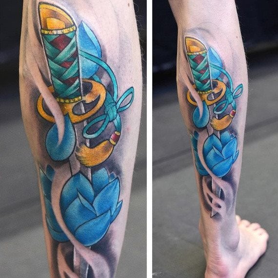 tatuagem flor de lotus 265
