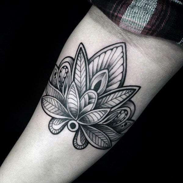 tatuagem flor de lotus 52