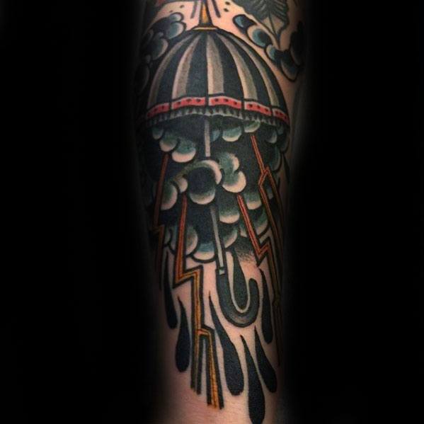 tatuagem guarda chuva 127