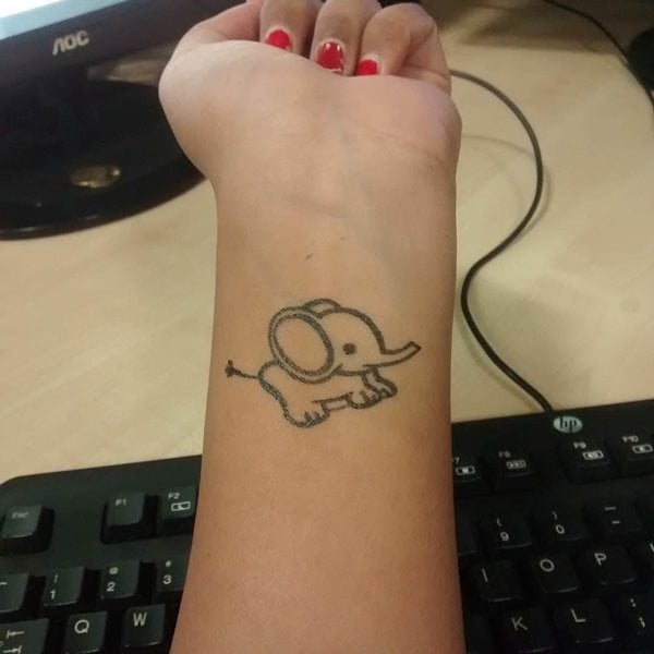 tatuagem elefante 1000