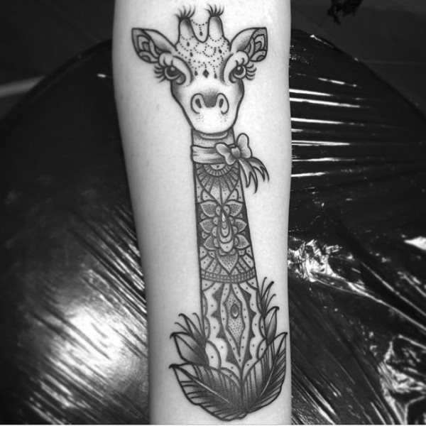 tatuagem girafa 102