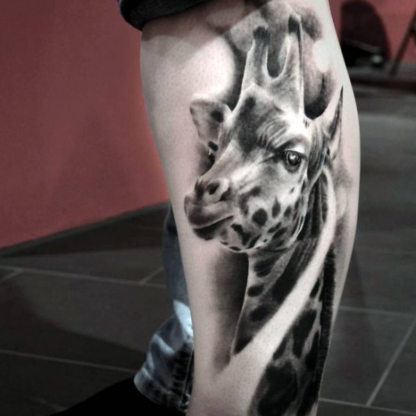 tatuagem girafa 122