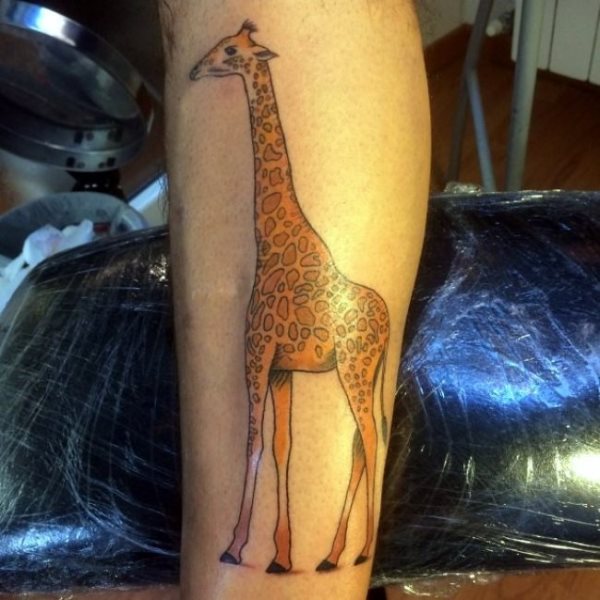 tatuagem girafa 124