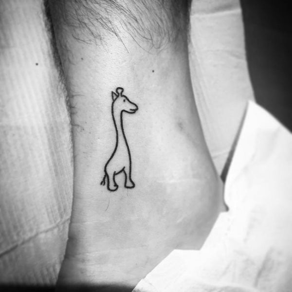 tatuagem girafa 136