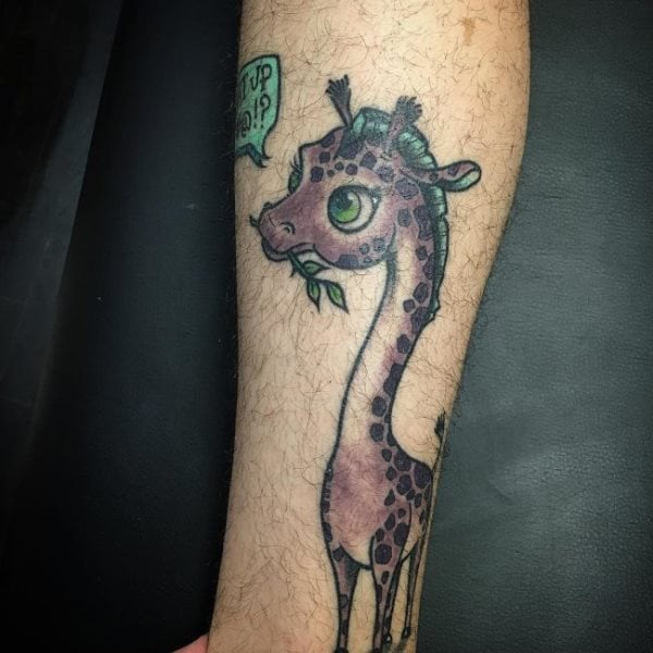 tatuagem girafa 138