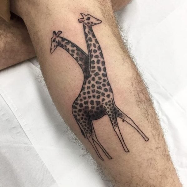 tatuagem girafa 144
