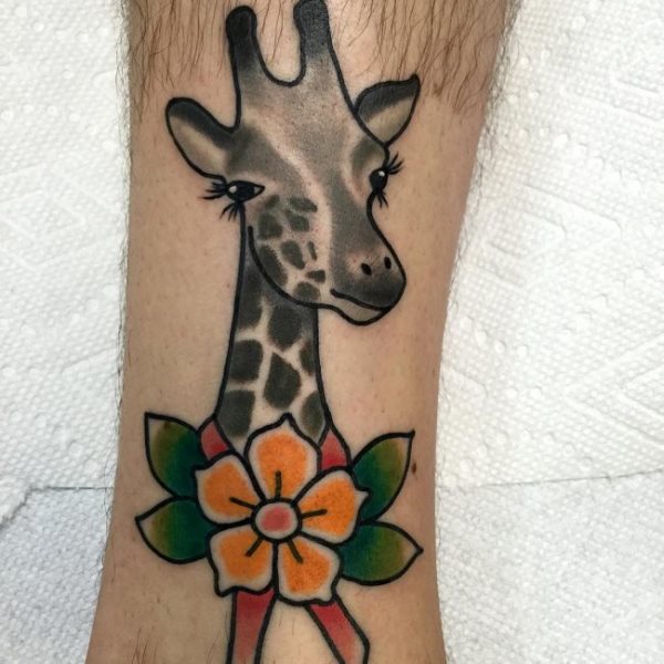 tatuagem girafa 150
