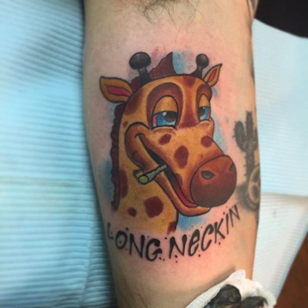 tatuagem girafa 152