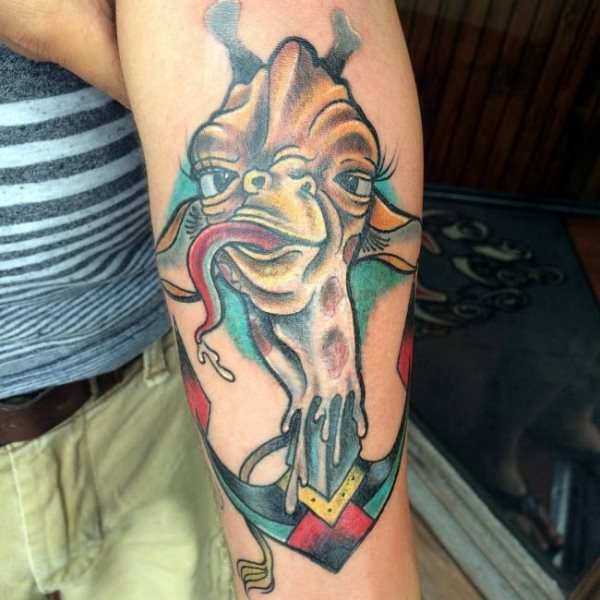 tatuagem girafa 166