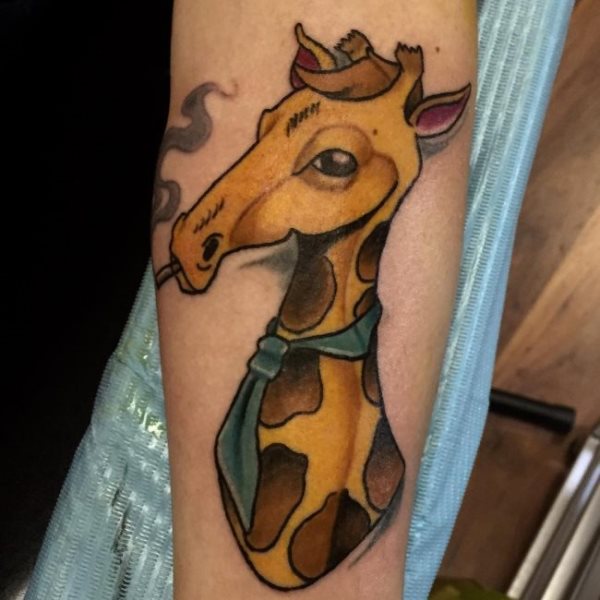 tatuagem girafa 180