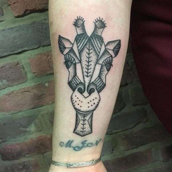 tatuagem girafa 182