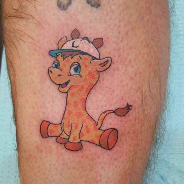 tatuagem girafa 200