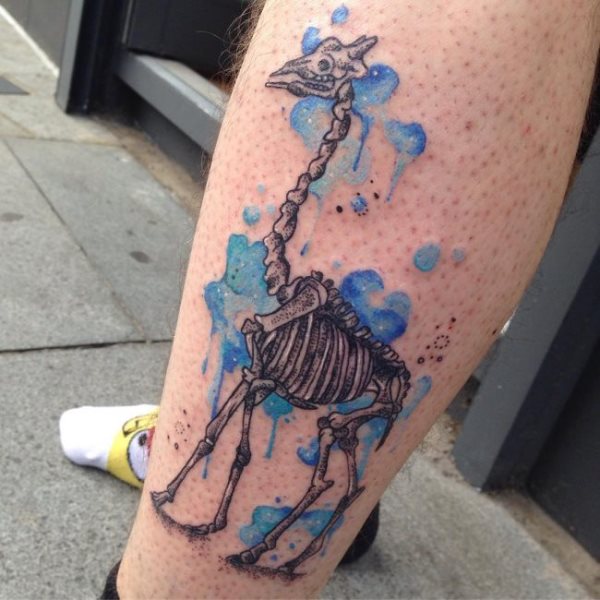 tatuagem girafa 214