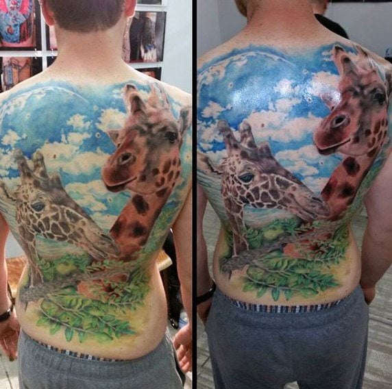 tatuagem girafa 236
