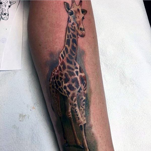 tatuagem girafa 260