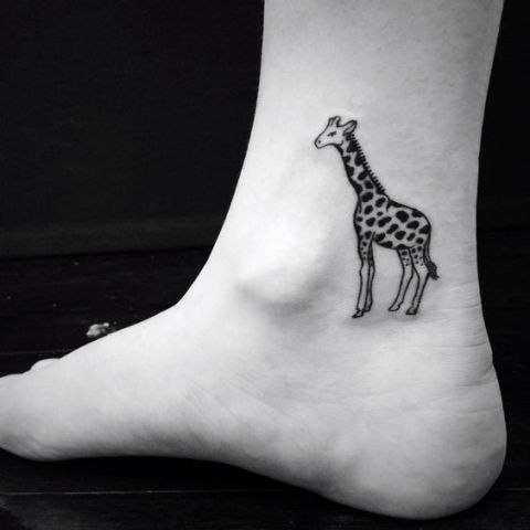 tatuagem girafa 28