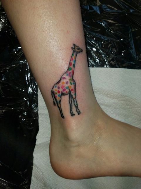 tatuagem girafa 30