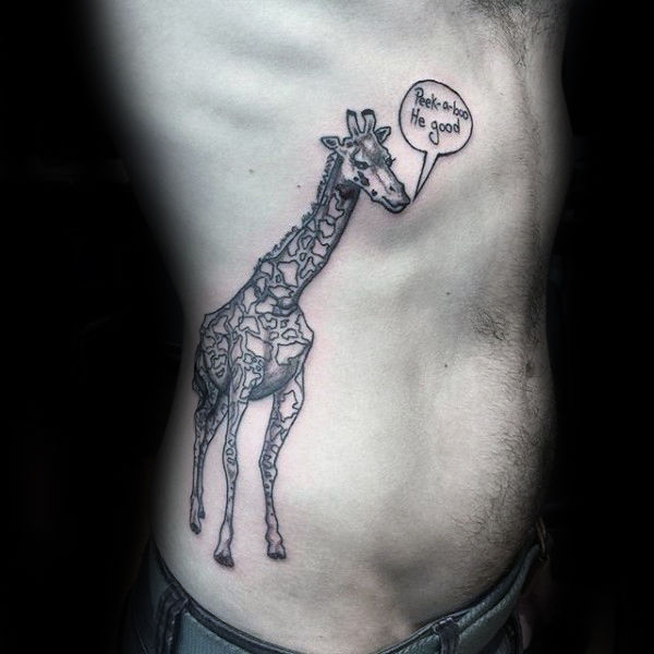 tatuagem girafa 308