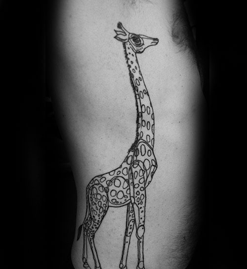 tatuagem girafa 326