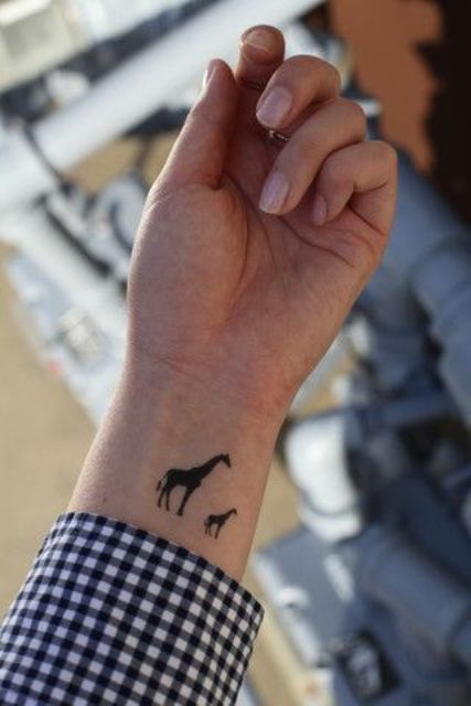 tatuagem girafa 332
