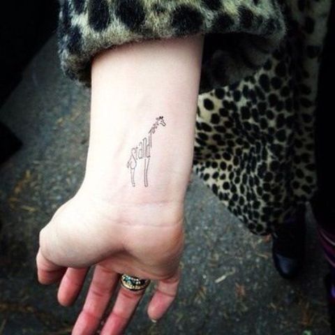 tatuagem girafa 334