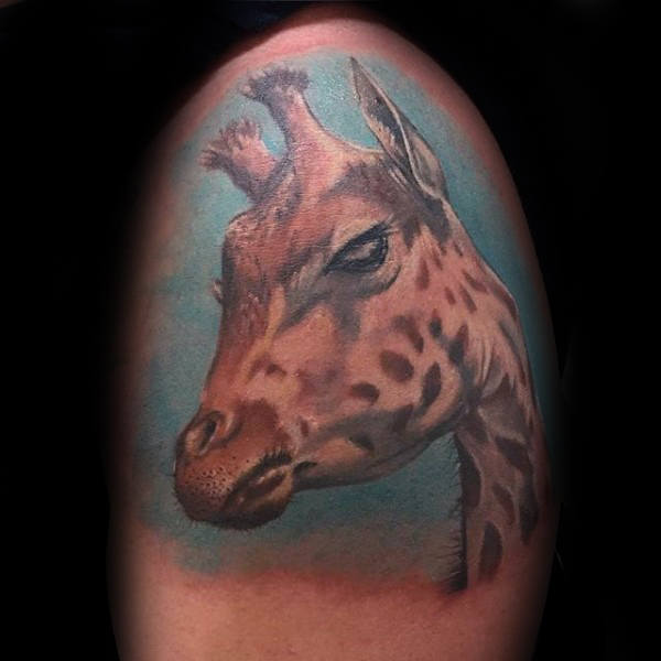 tatuagem girafa 336