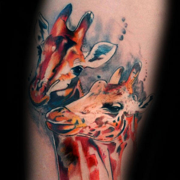 tatuagem girafa 338