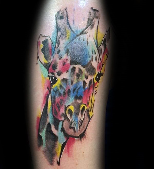 tatuagem girafa 340