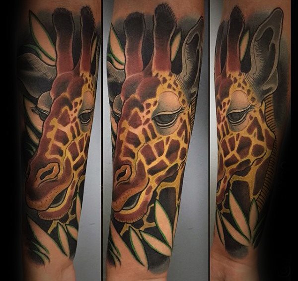tatuagem girafa 38