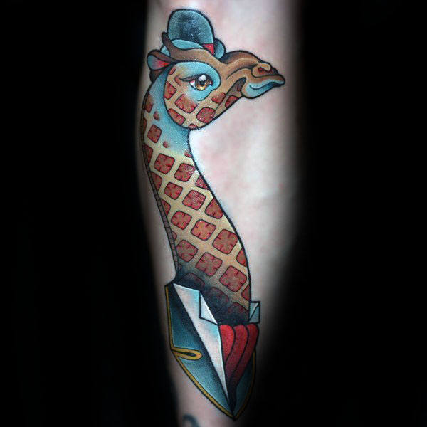 tatuagem girafa 48