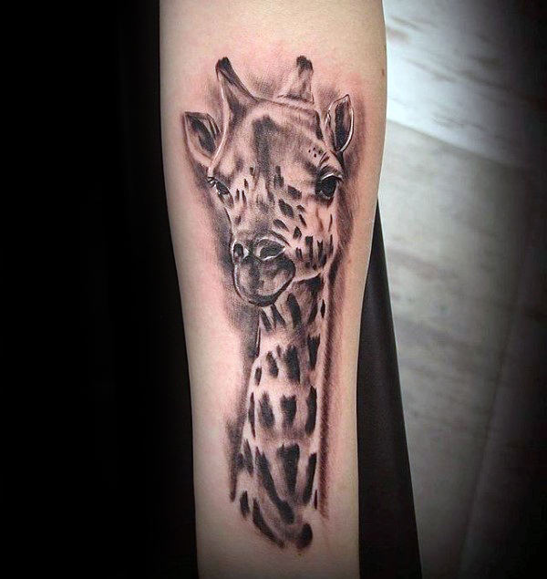 tatuagem girafa 52