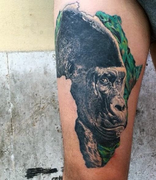 tatuagem macaco 34