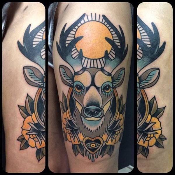 tatuagem cervo 130
