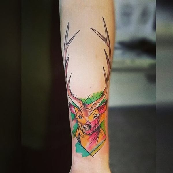 tatuagem cervo 248