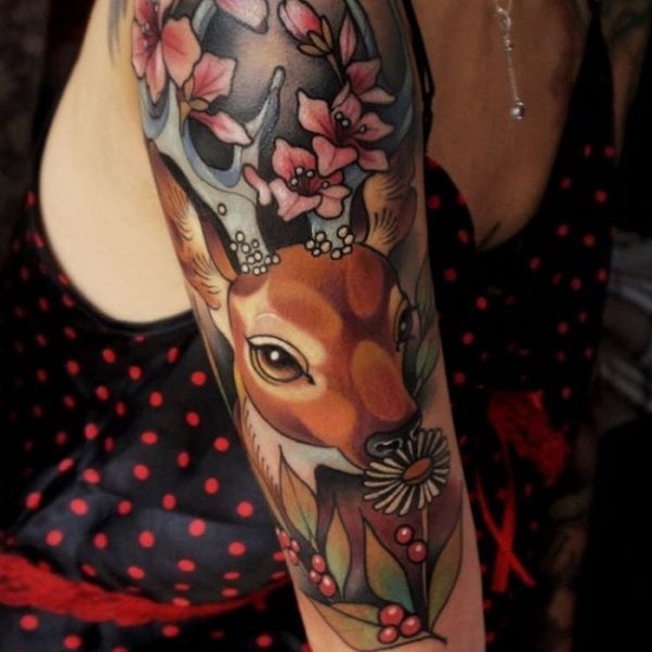 tatuagem cervo 266