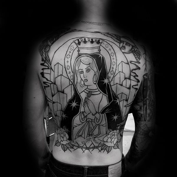 tatuagem virgem maria 14