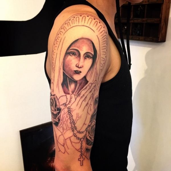 tatuagem virgem maria 192