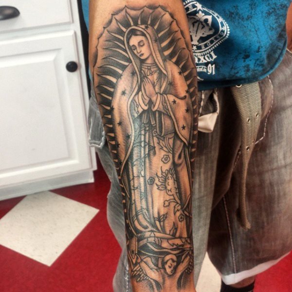 tatuagem virgem maria 238