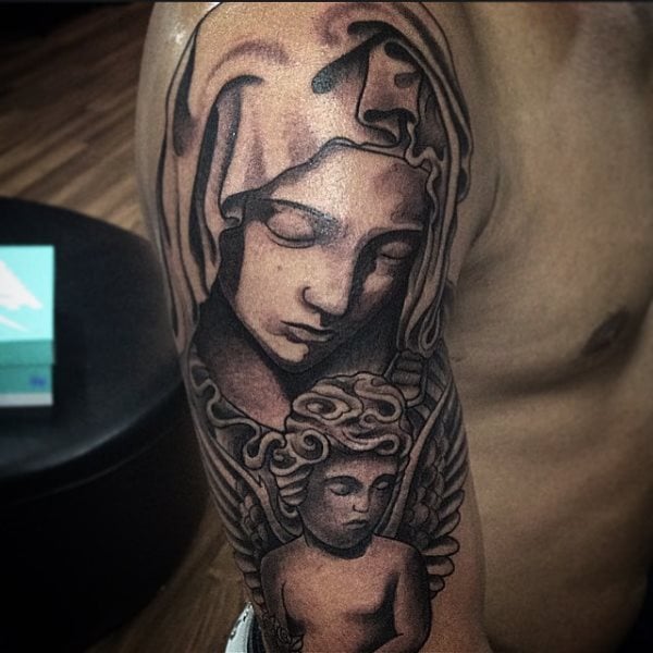 tatuagem virgem maria 242